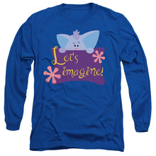 Load image into Gallery viewer, Blues Clues (Classic) Lets Imagine! Mens Long Sleeve Shirt Royal Blue
