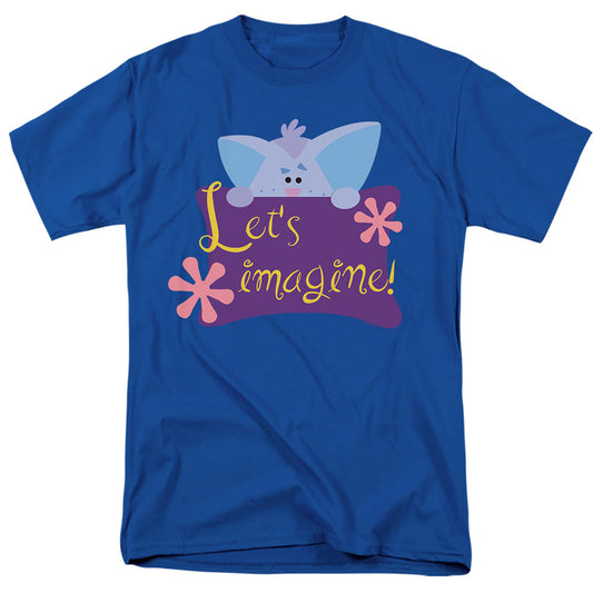 Blueƒ??S Clues (Classic) Letƒ??S Imagine! Mens T Shirt Royal Blue