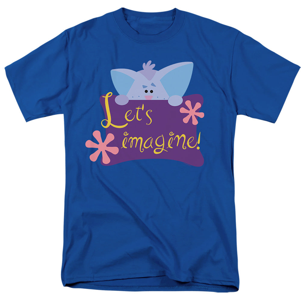 BlueÕS Clues (Classic) LetÕS Imagine! Mens T Shirt Royal