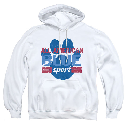 Blues Clues (Classic) All American Sport Mens Hoodie White