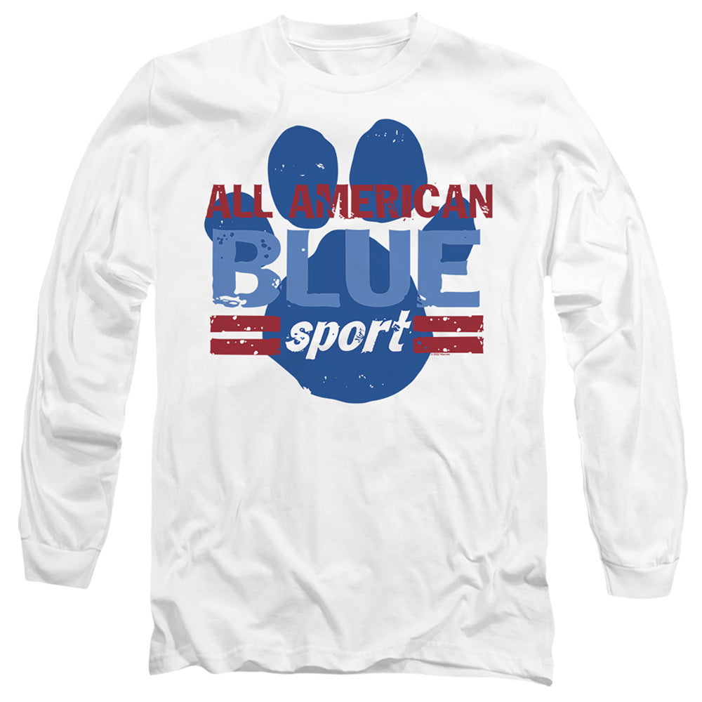 Blues Clues (Classic) All American Sport Mens Long Sleeve Shirt White Officially Licensed