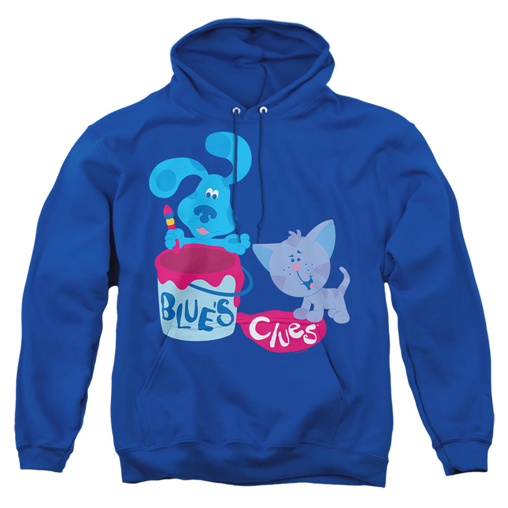 Blues Clues (Classic) Paint It! Mens Hoodie Royal Blue