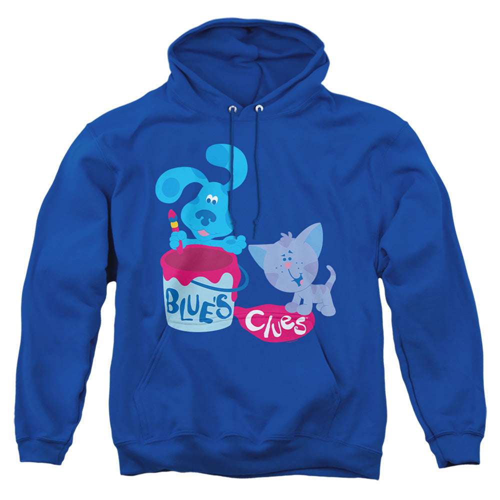 Blues Clues (Classic) Paint It! Mens Hoodie Royal Blue