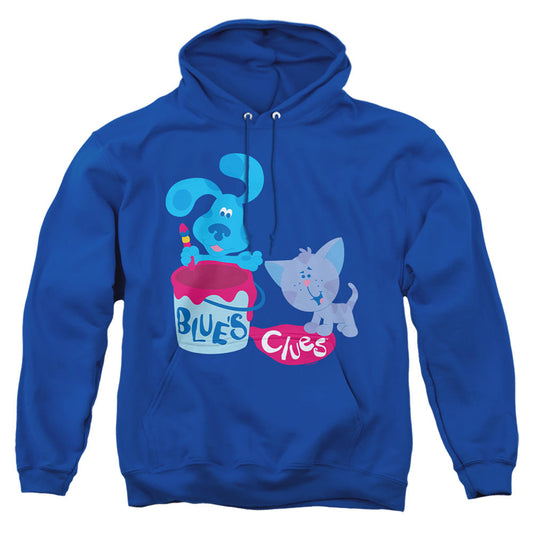 Blues Clues (Classic) Paint It! Mens Hoodie Royal Blue