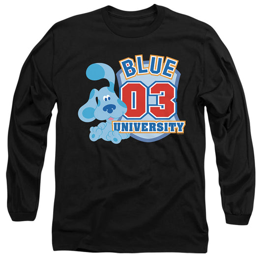 Blues Clues (Classic) University Mens Long Sleeve Shirt Black