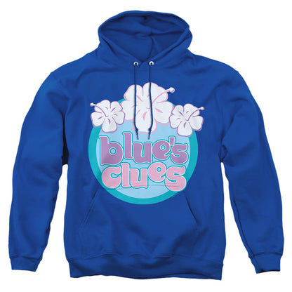 Blues Clues (Classic) Hawaiian Flowers Mens Hoodie Royal Blue
