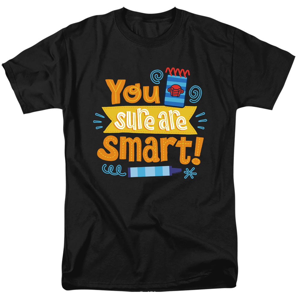 Blues Clues & You You Sure Are Smart! Mens T Shirt Black