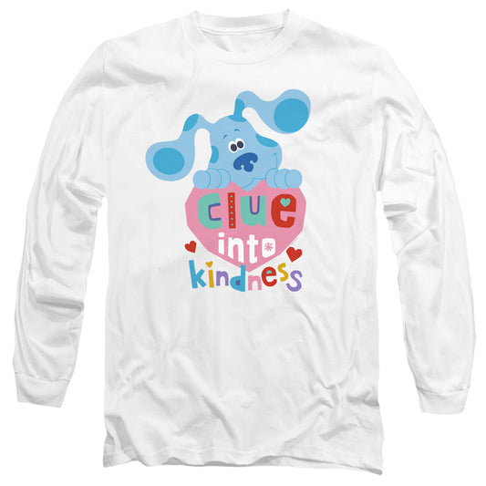 Blues Clues & You Clue Into Kindness Mens Long Sleeve Shirt White Officially Licensed