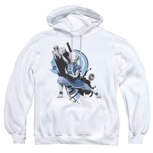Avatar The Last Airbender Energybending Aang Mens Hoodie White