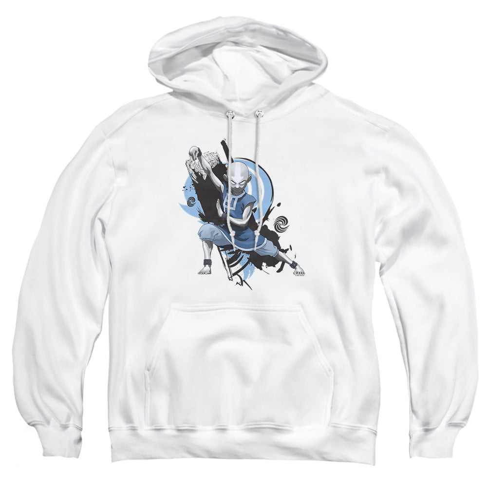 Avatar The Last Airbender Energybending Aang Mens Hoodie White