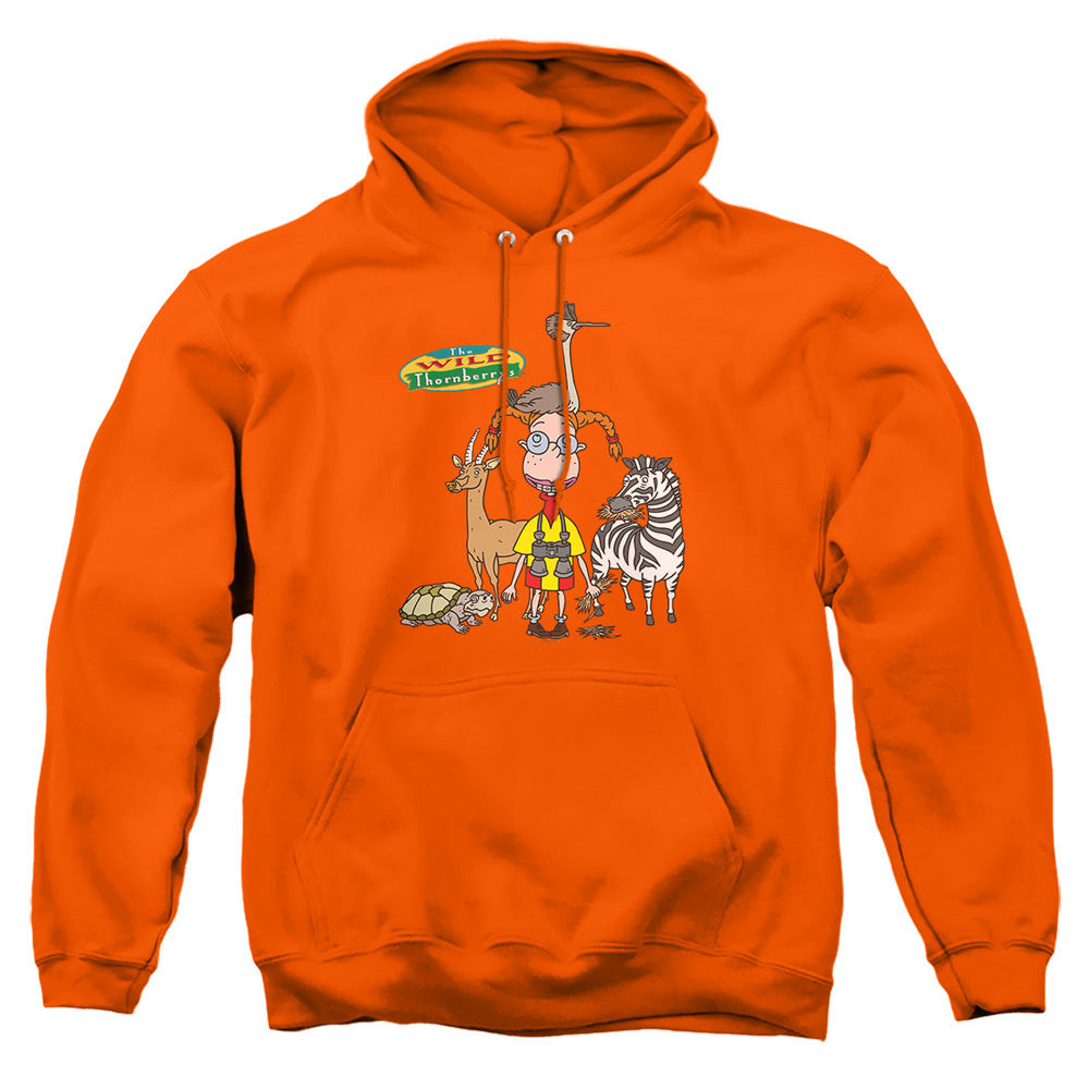 Wild Thornberrys Elizaƒ??S Safari Mens Hoodie Orange