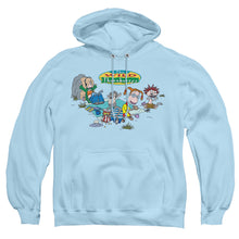 Load image into Gallery viewer, Wild Thornberrys Eliza, Darwin, Donny And Debbie Mens Hoodie Light Blue
