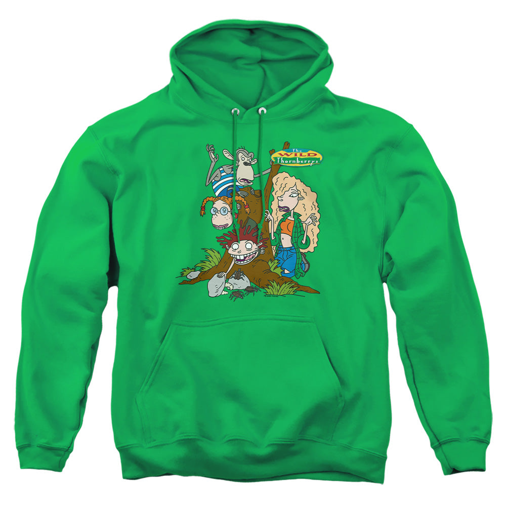 Wild Thornberrys Donnyƒ??S Dinner Mens Hoodie Kelly Green