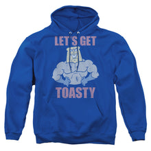 Load image into Gallery viewer, Ren And Stimpy Lets Get Toasty Mens Hoodie Royal Blue
