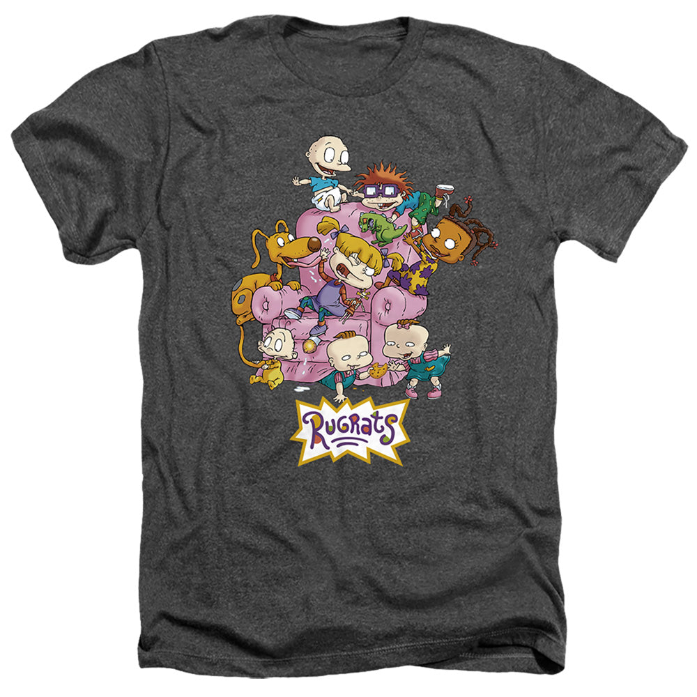Rugrats Rugrats Chair Heather Mens T Shirt Charcoal