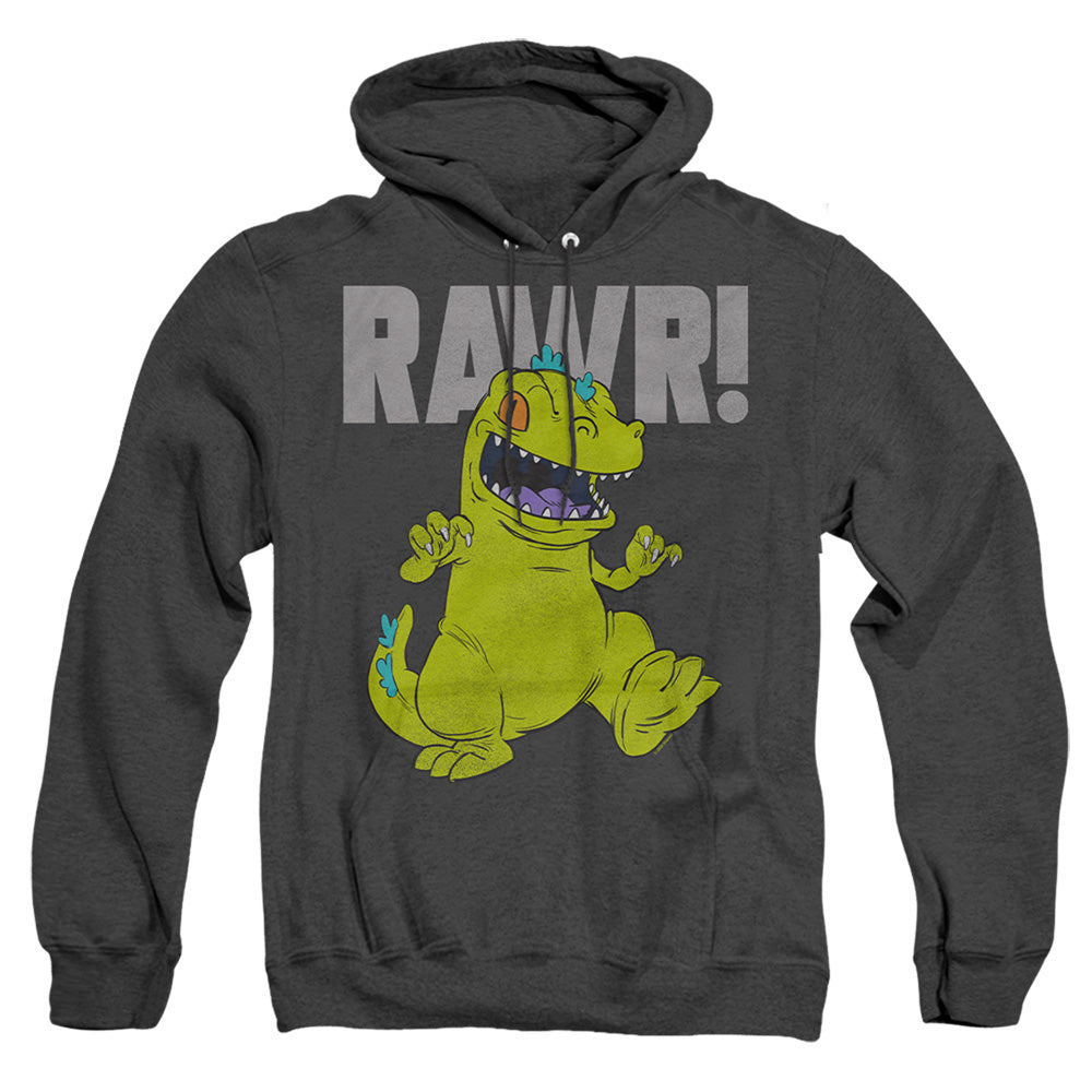 Rugrats Reptar Heather Mens Hoodie Black