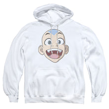 Load image into Gallery viewer, Avatar The Last Airbender Big Aang Face Mens Hoodie White
