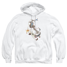 Load image into Gallery viewer, Avatar The Last Airbender Hang On Appa Mens Hoodie White
