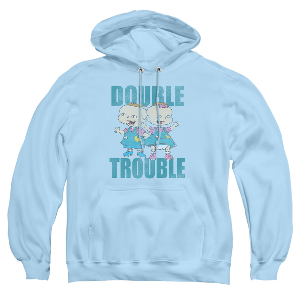 Rugrats Double Trouble Mens Hoodie Light Blue