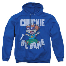 Load image into Gallery viewer, Rugrats Chuckie The Brave Mens Hoodie Royal Blue
