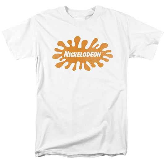 Nickelodeon Brand Nick Retro Splat Logo Mens T Shirt White