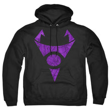 Load image into Gallery viewer, Invader Zim Irken Logo Tubed Mens Hoodie Black
