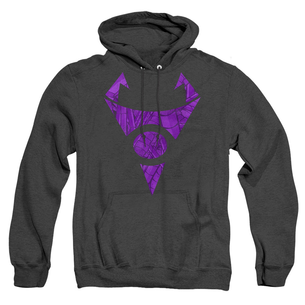 Invader Zim Irken Logo Tubed Heather Mens Hoodie Black