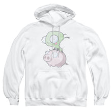 Load image into Gallery viewer, Invader Zim Gir And Pig Mens Hoodie White
