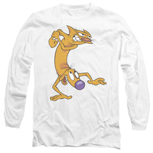 Load image into Gallery viewer, Catdog Ready To Fight Mens Long Sleeve Shirt White Officially Licensed
