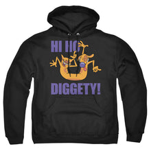 Load image into Gallery viewer, Catdog Hi Ho Diggety Mens Hoodie Black
