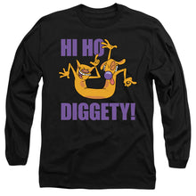 Load image into Gallery viewer, Catdog Hi Ho Diggety Mens Long Sleeve Shirt Black Officially Licensed
