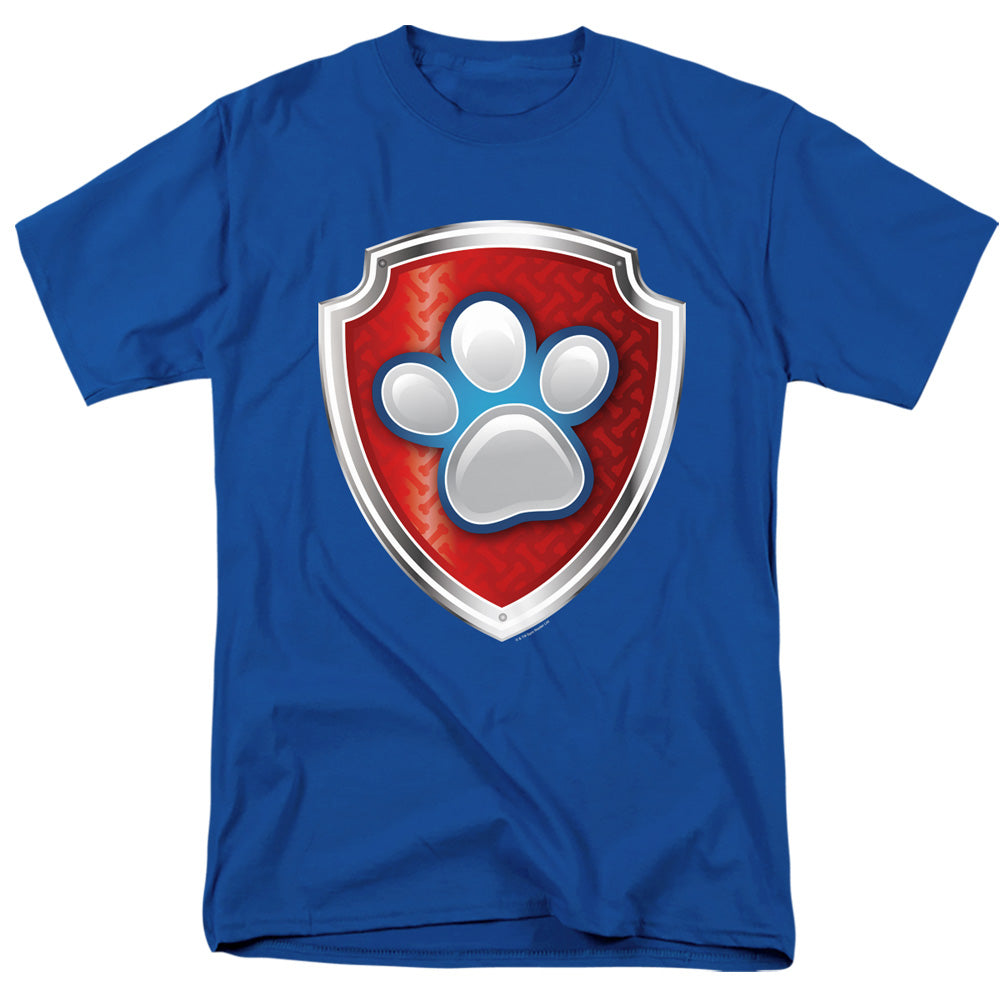 Paw Patrol Badge Mens T Shirt Royal Blue