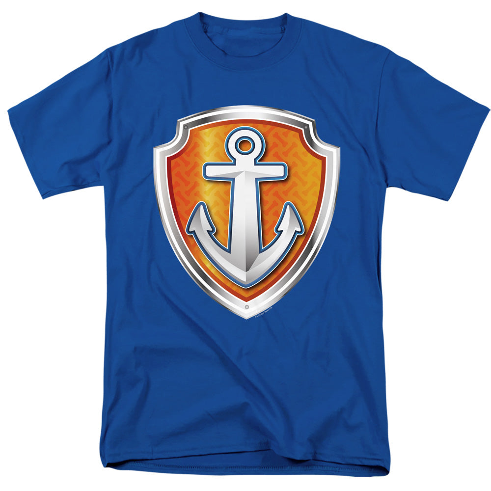 Paw Patrol Zuma Badge Mens T Shirt Royal Blue