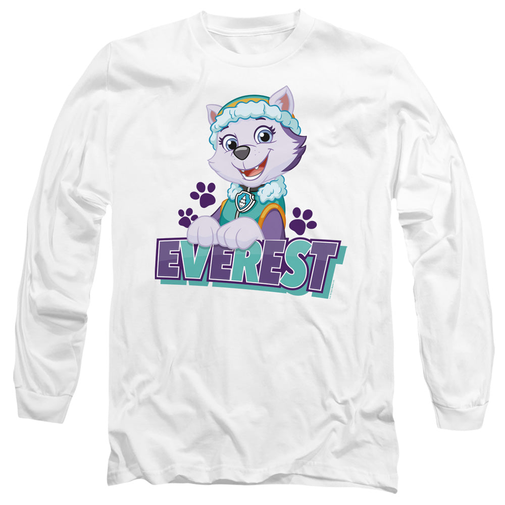 Paw Patrol Everest Mens Long Sleeve Shirt White