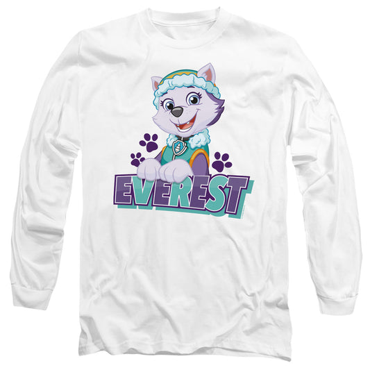 Paw Patrol Everest Mens Long Sleeve Shirt White
