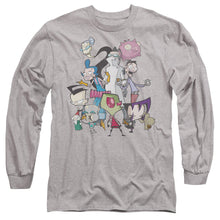 Load image into Gallery viewer, Invader Zim Group Shot Mens Long Sleeve Shirt Athletic Heather Officially Licensed
