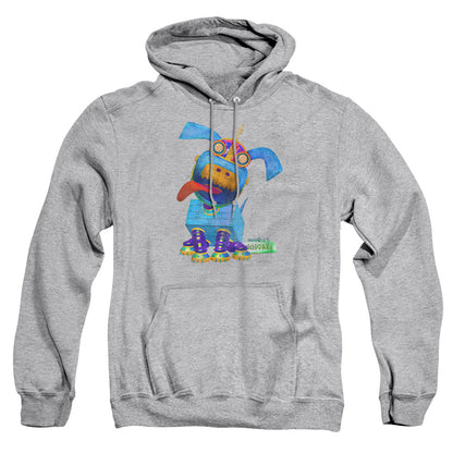 Jimmy Neutron Goddard Neon Mens Hoodie Athletic Heather