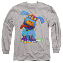 Load image into Gallery viewer, Jimmy Neutron Goddard Neon Mens Long Sleeve Shirt Athletic Heather Officially Licensed
