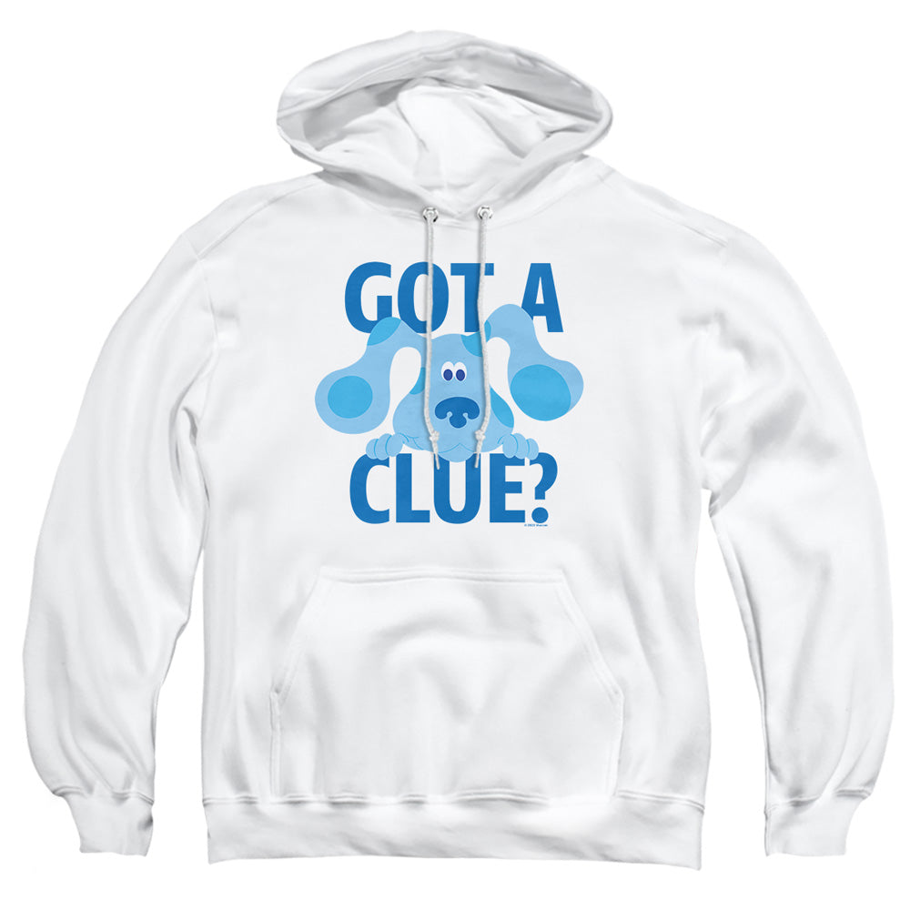 Blue'S Clues Classic Got A Clue Mens Hoodie White