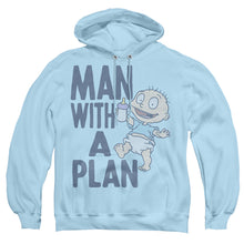 Load image into Gallery viewer, Rugrats Man With A Plan Mens Hoodie Light Blue
