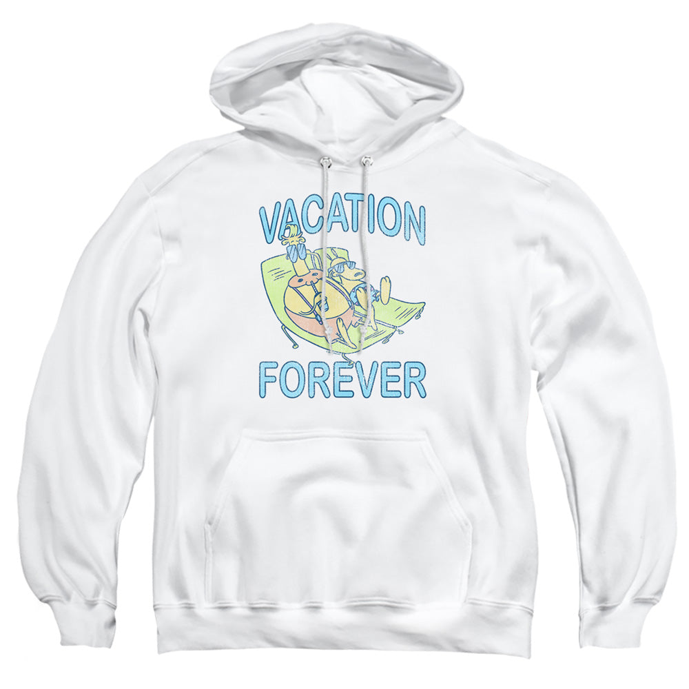 Rocko'S Modern Life Vacation Forever Mens Hoodie White