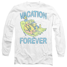 Load image into Gallery viewer, Rocko&#39;S Modern Life Vacation Forever Mens Long Sleeve Shirt White
