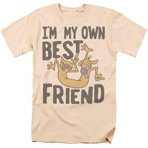 Catdog My Own Best Friend Mens T Shirt Light Blue
