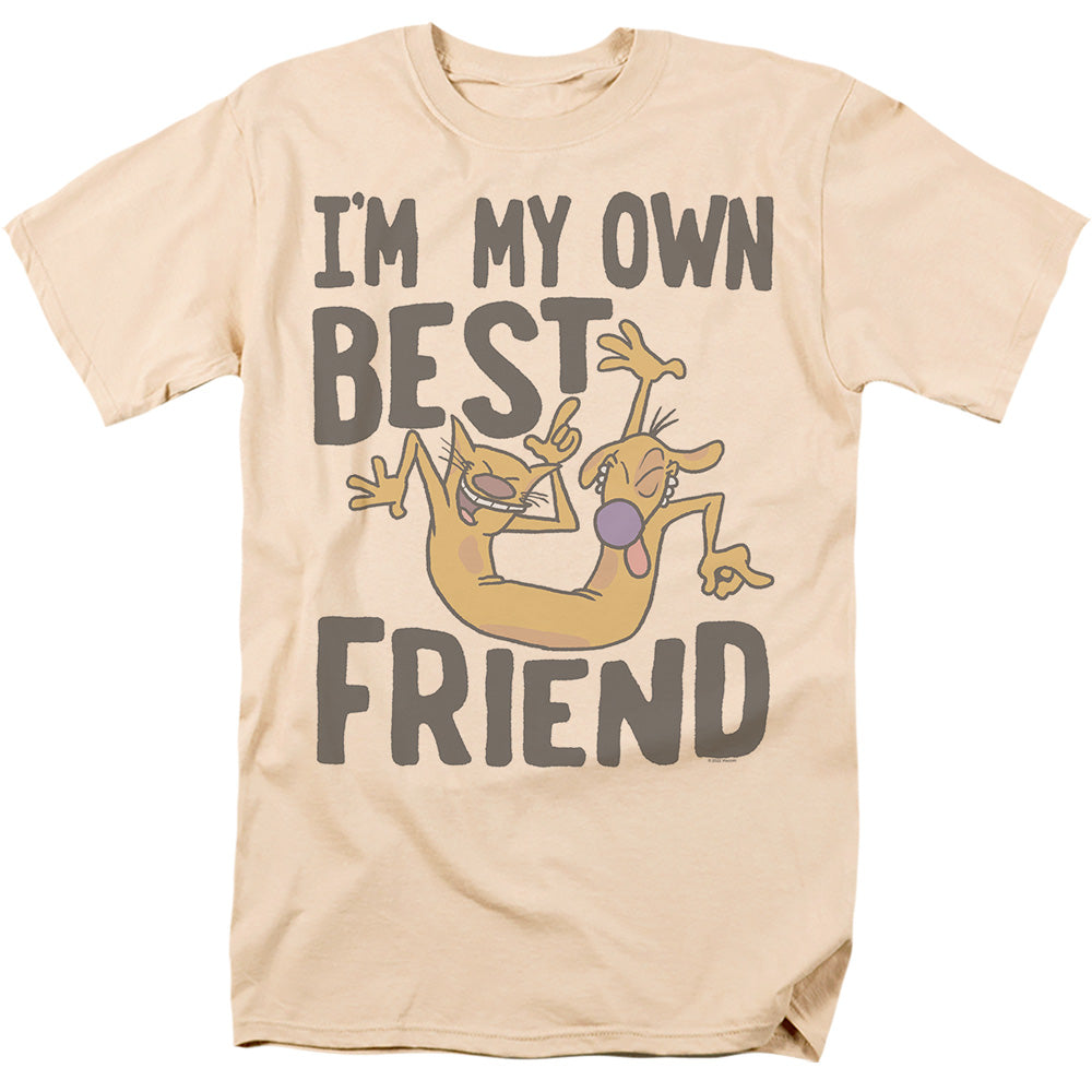 Catdog My Own Best Friend Mens T Shirt Light Blue