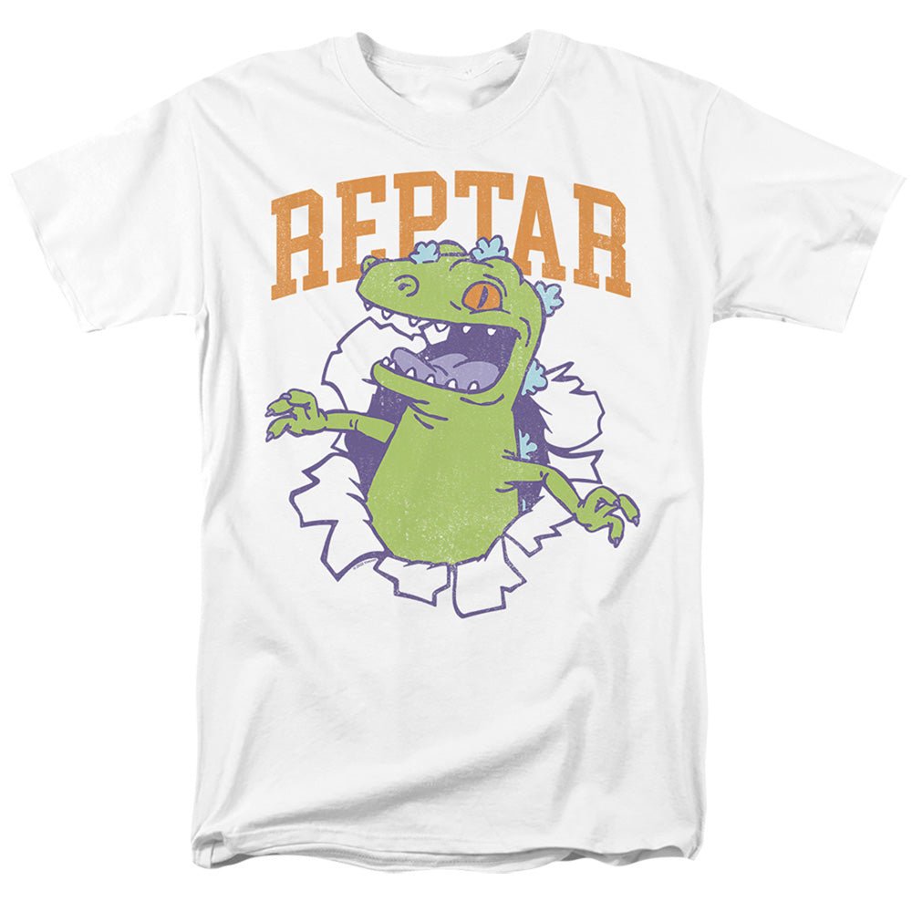 Rugrats Reptar Shirt Rip Mens T Shirt White