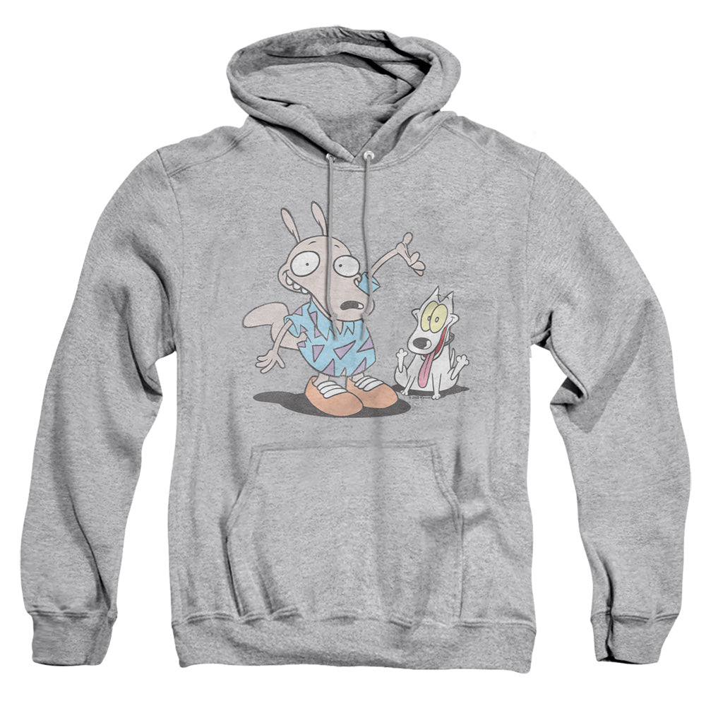 Rocko'S Modern Life Rocko And Spunky Mens Hoodie Athletic Heather