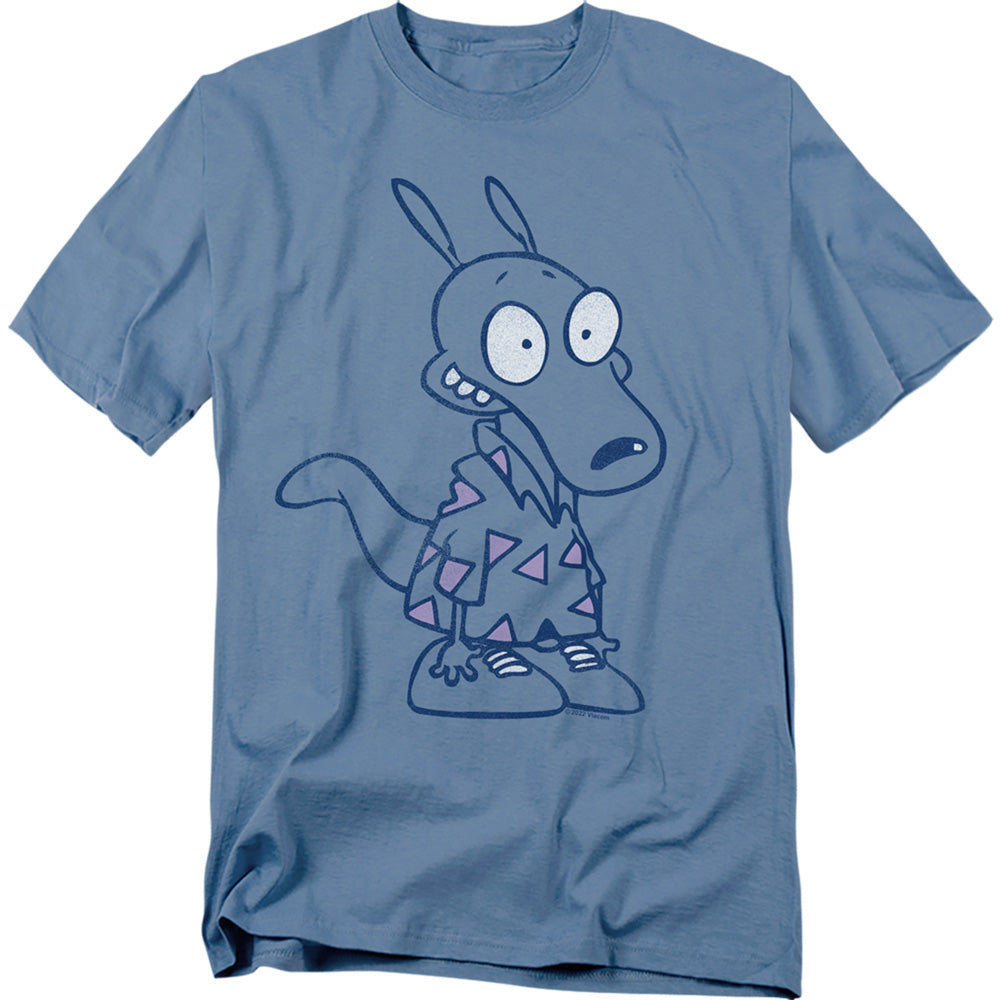 Rockos Modern Life Rocko Shirt Mens T Shirt Carolina Blue