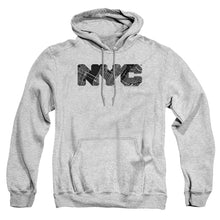 Load image into Gallery viewer, New York City Nyc Map Fill Mens Hoodie Athletic Heather

