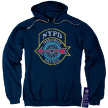 Load image into Gallery viewer, New York City Highway Patrol Mens Hoodie Navy
