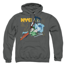 Load image into Gallery viewer, New York City Five Boroughs Mens Hoodie Charcoal
